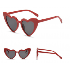 Sunglasses Heart - Red 